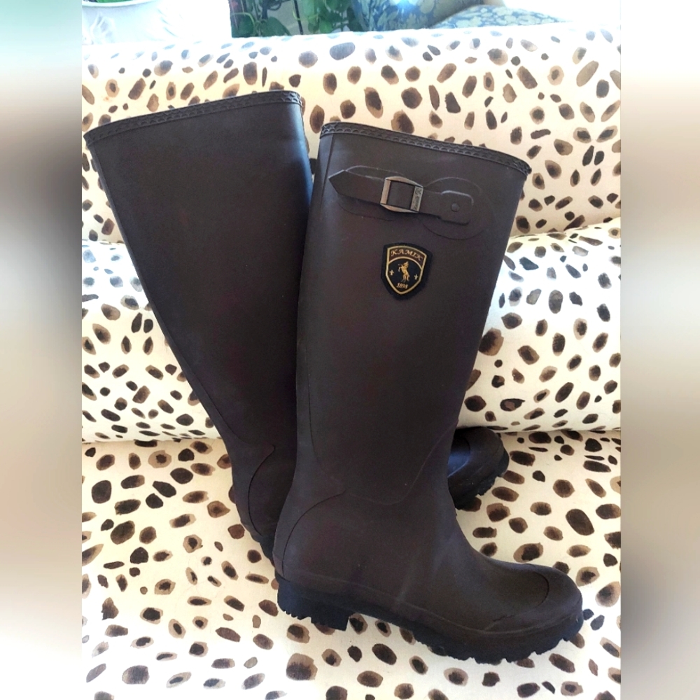 KAMIK "Jennifer" Rain Boots Size10 Putty Brown Never Worn